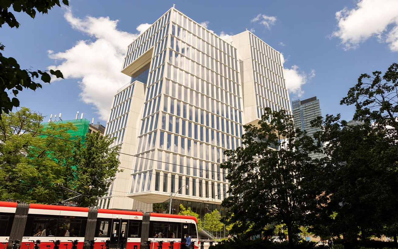 Photo of phase 1 of Schwartz Reisman Innovation Campus.