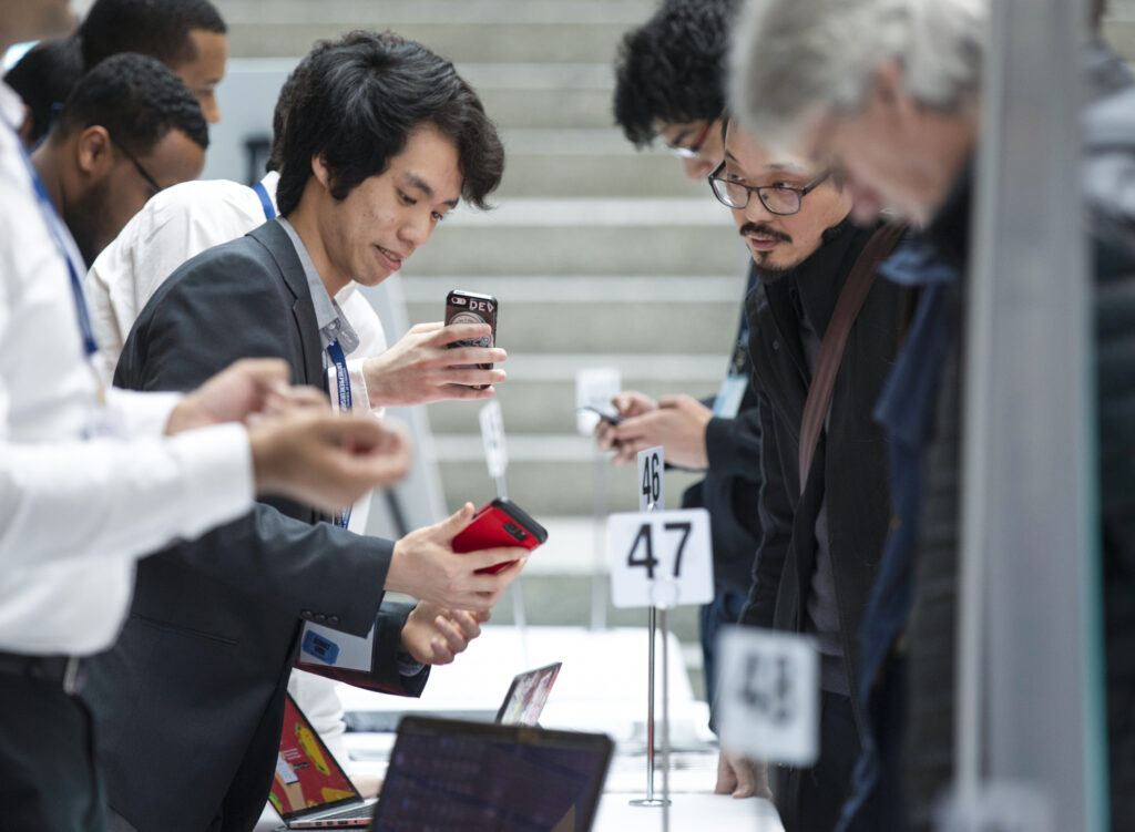 U of T student entrepreneurs at True Blue Expo