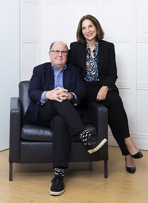 Donald A. Guloien (BCom 1980) and Irene Boychuk. Photo by Eugene Grichko