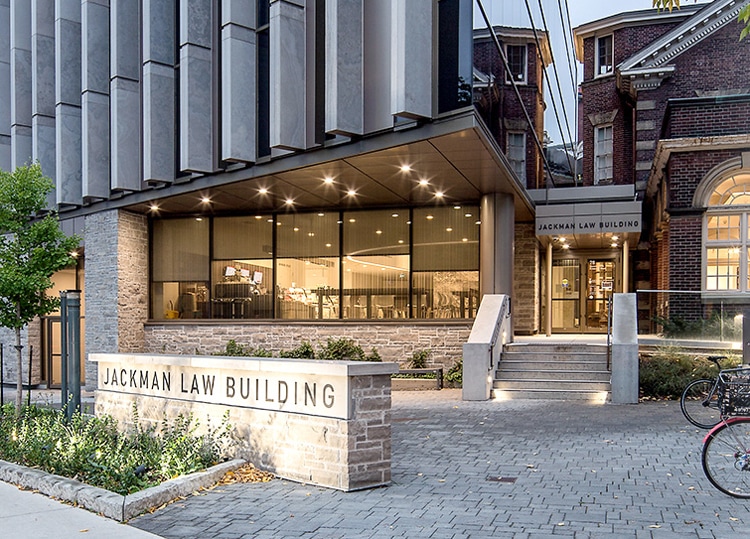 Photo of the Jackman Building at the Faculty of Law