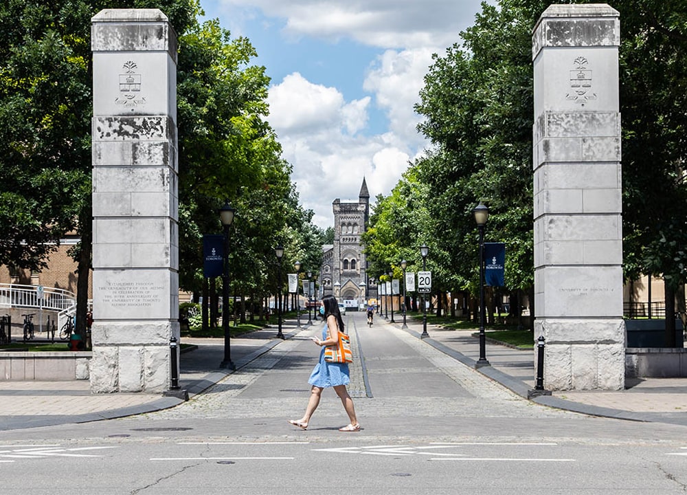 Photo of Alumni Gates at the University of Toronto