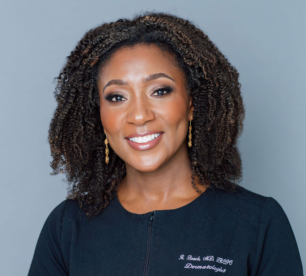 Portrait photo of Renee Beach smiling.