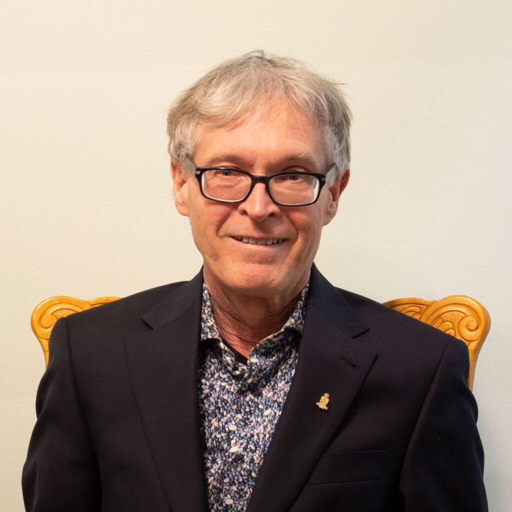 Portrait of Jim Hartley smiling.