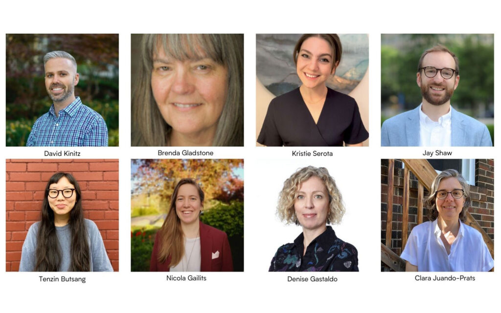 Eight researchers who are members of the Centre for Critical Qualitative Health Research.