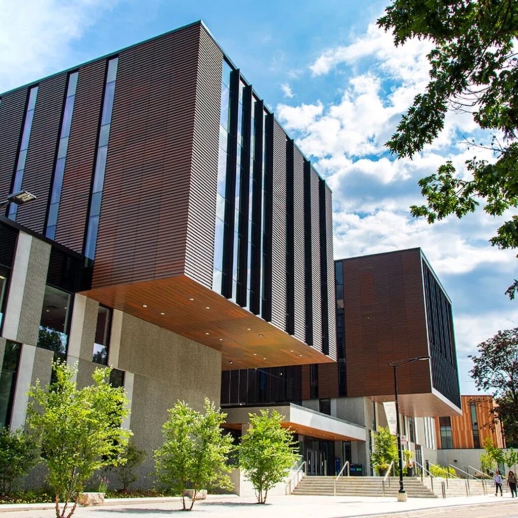 A modern building at U of T