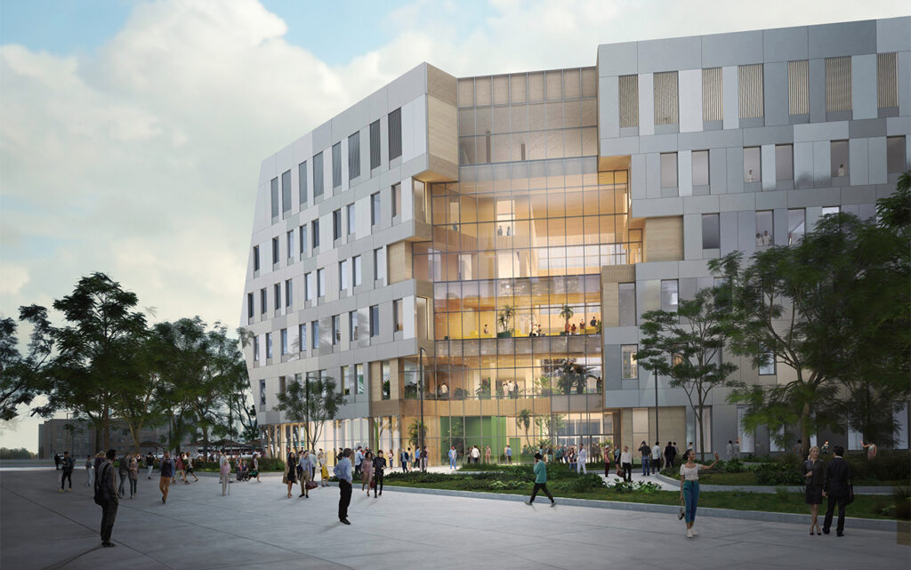 A rendering of the new SAMIH building in Scarborough.