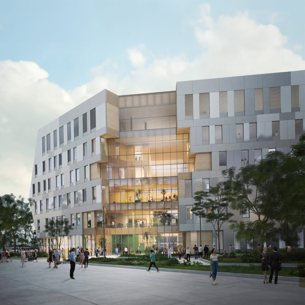 A rendering of the new SAMIH building in Scarborough.